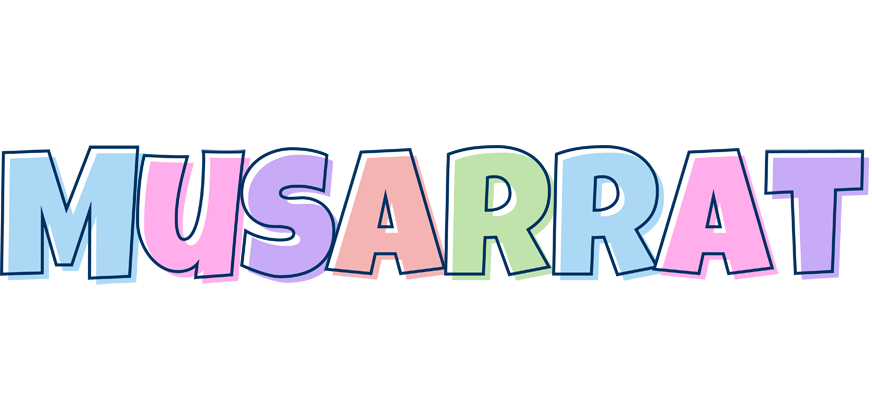 Musarrat pastel logo