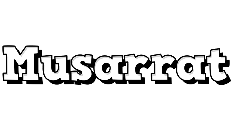 Musarrat snowing logo