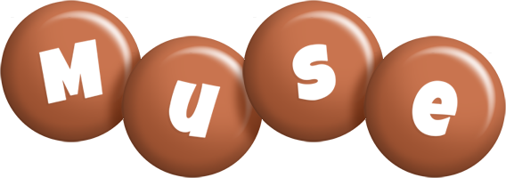 Muse candy-brown logo