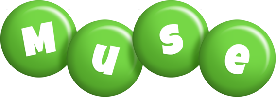 Muse candy-green logo