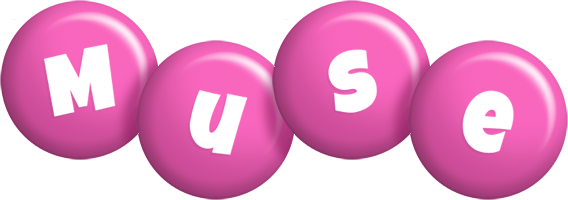 Muse candy-pink logo