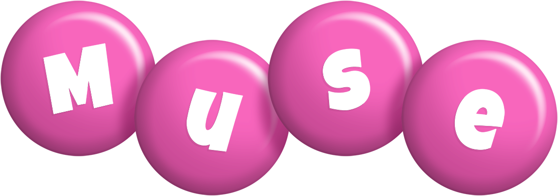 Muse candy-pink logo