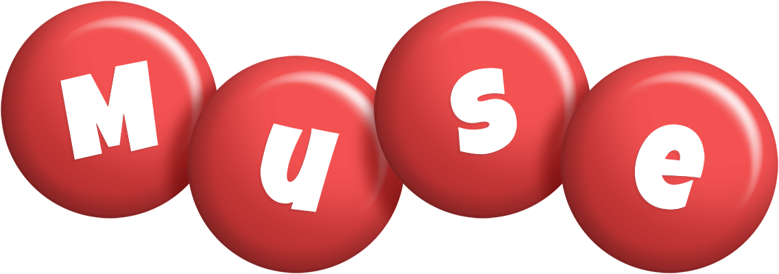 Muse candy-red logo