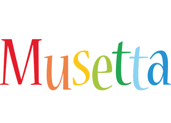 Musetta birthday logo
