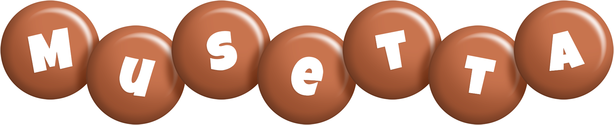 Musetta candy-brown logo