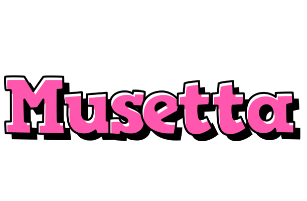 Musetta girlish logo