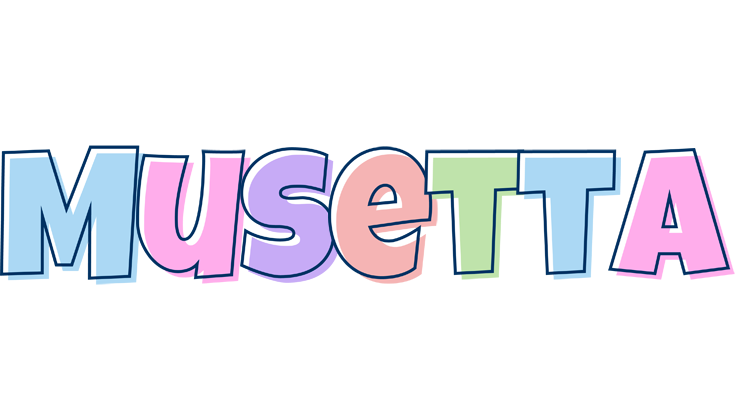 Musetta pastel logo