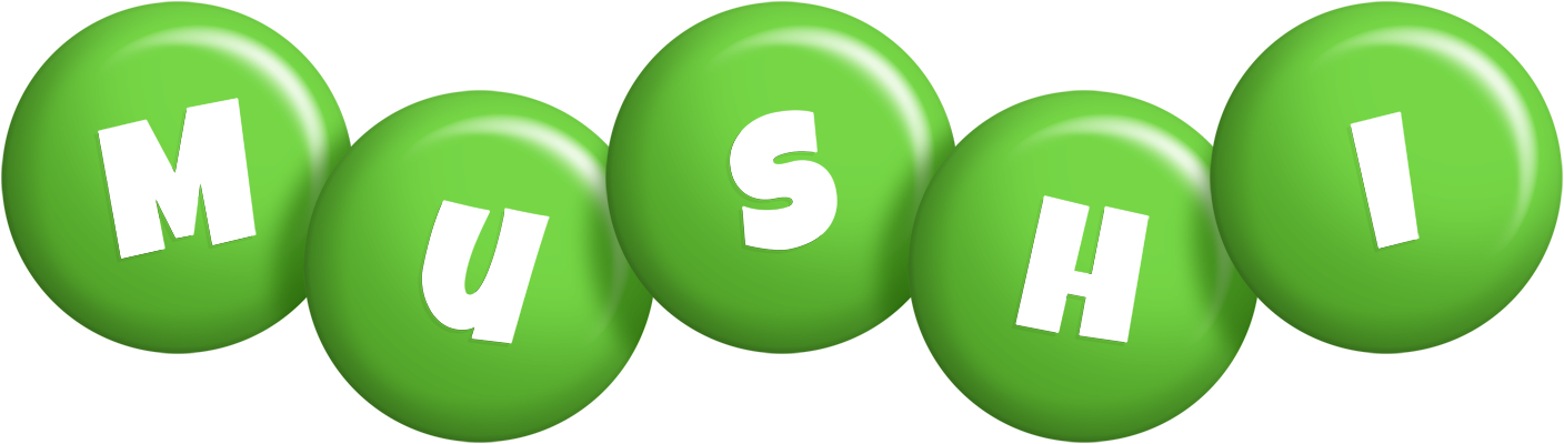 Mushi candy-green logo
