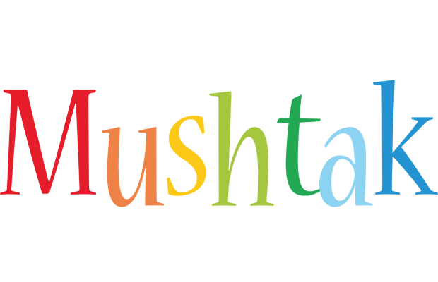Mushtak birthday logo