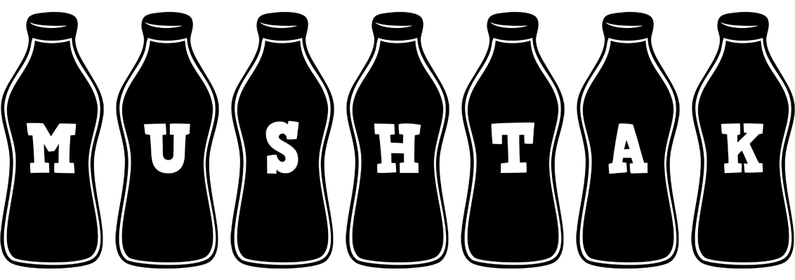 Mushtak bottle logo