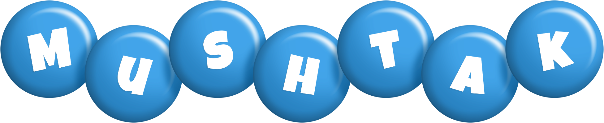 Mushtak candy-blue logo