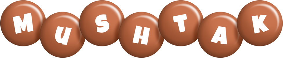 Mushtak candy-brown logo