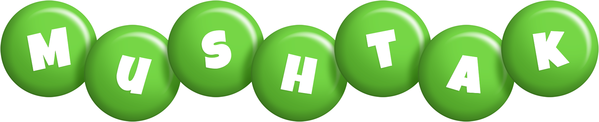 Mushtak candy-green logo