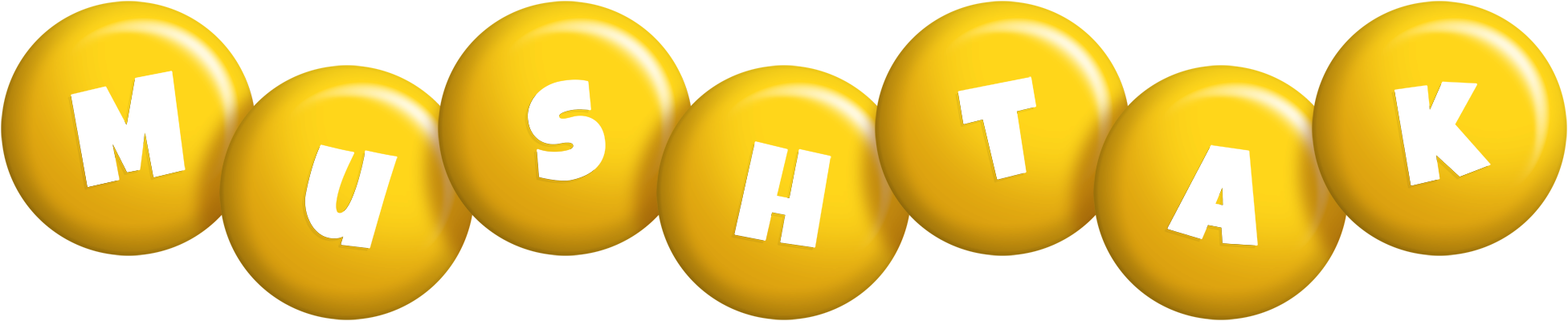 Mushtak candy-yellow logo