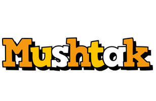 Mushtak cartoon logo