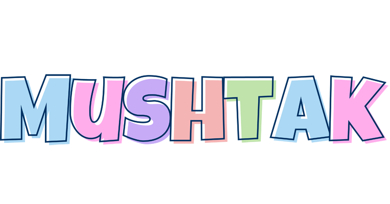 Mushtak pastel logo