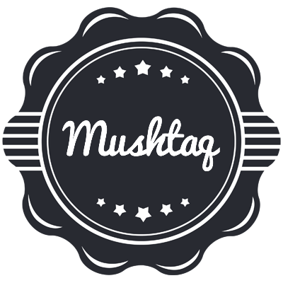 Mushtaq badge logo