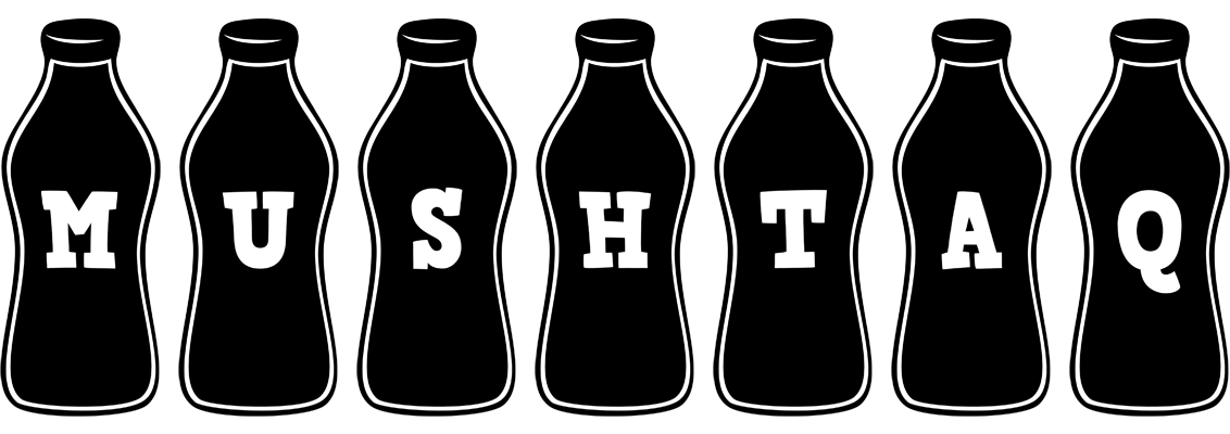 Mushtaq bottle logo