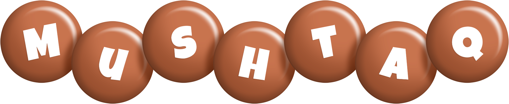 Mushtaq candy-brown logo
