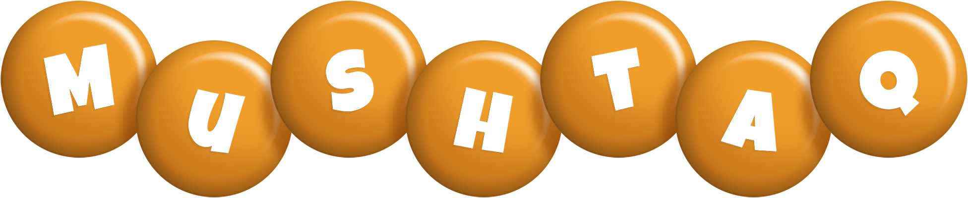 Mushtaq candy-orange logo