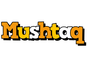Mushtaq cartoon logo