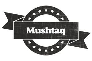 Mushtaq grunge logo