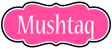 Mushtaq invitation logo