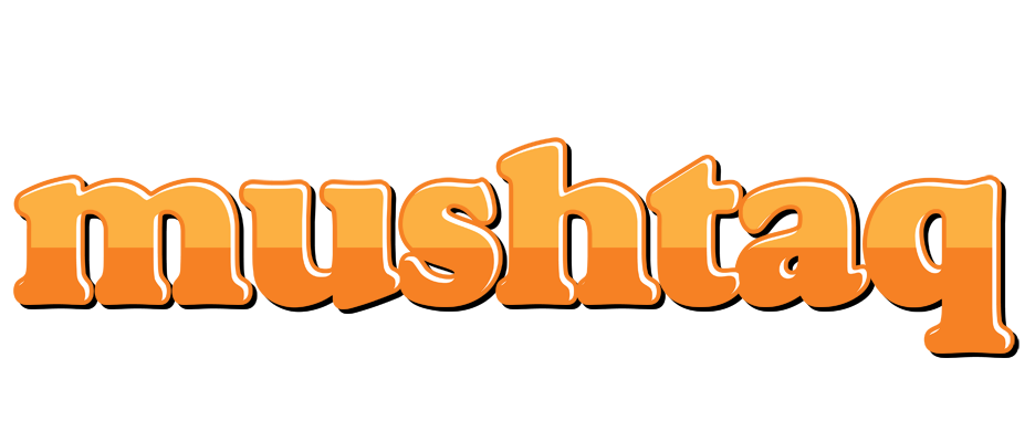 Mushtaq orange logo