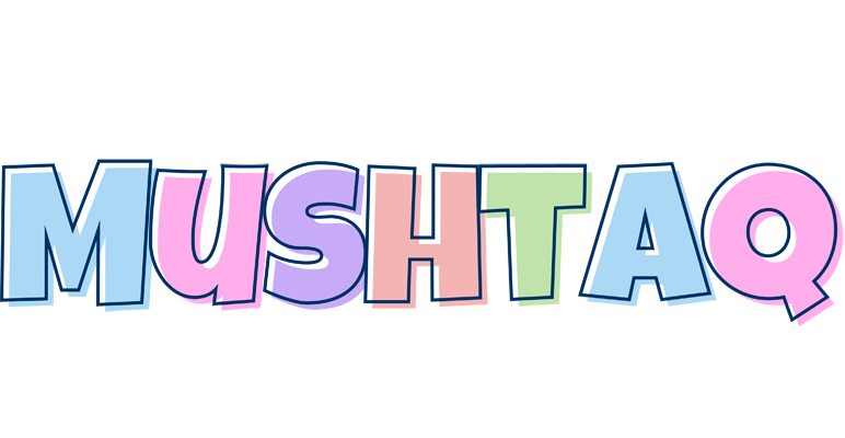 Mushtaq pastel logo