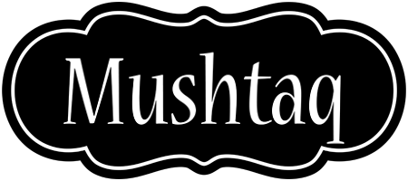 Mushtaq welcome logo