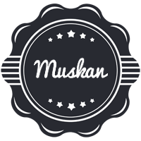 Muskan badge logo