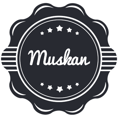 Muskan badge logo