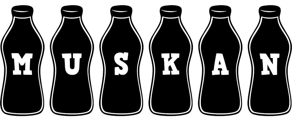 Muskan bottle logo