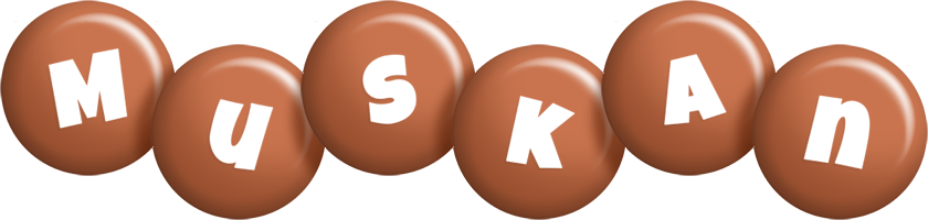 Muskan candy-brown logo
