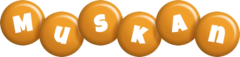Muskan candy-orange logo