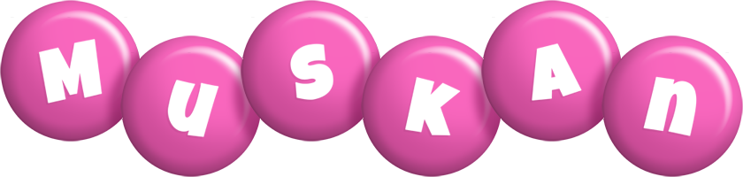 Muskan candy-pink logo
