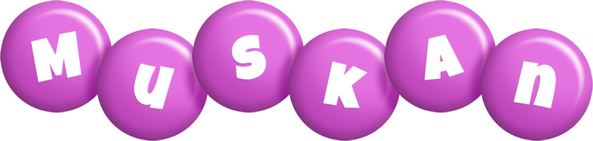 Muskan candy-purple logo