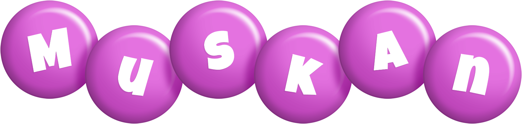 Muskan candy-purple logo