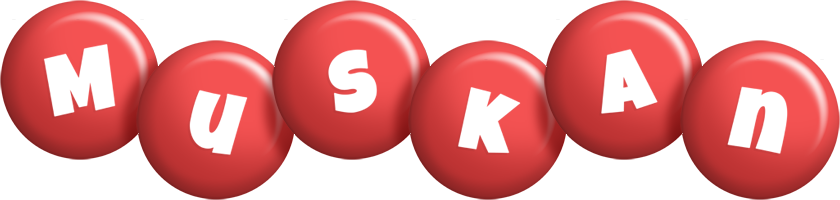 Muskan candy-red logo