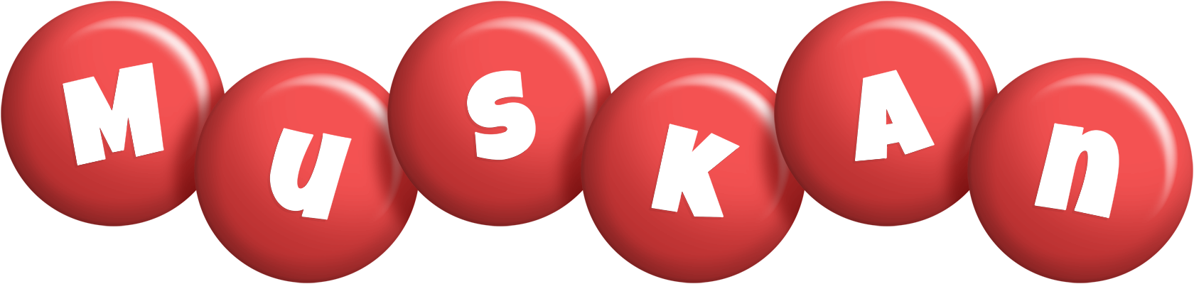 Muskan candy-red logo