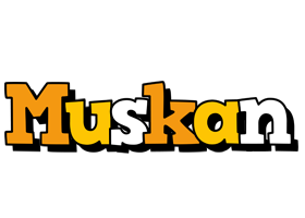 Muskan cartoon logo