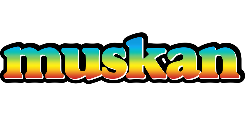 Muskan color logo