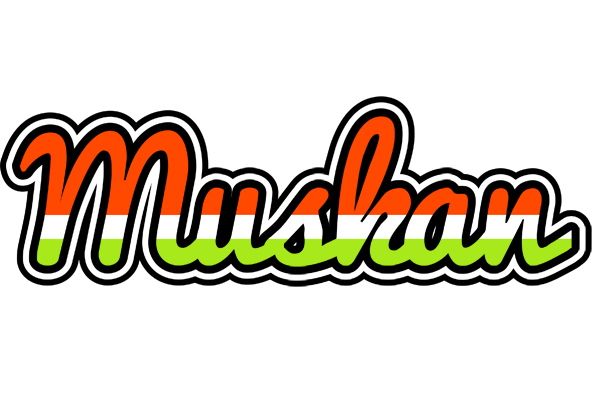 Muskan exotic logo