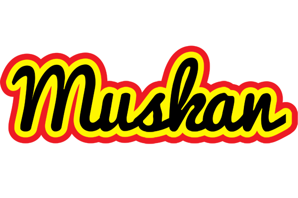 Muskan flaming logo
