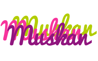 Muskan flowers logo