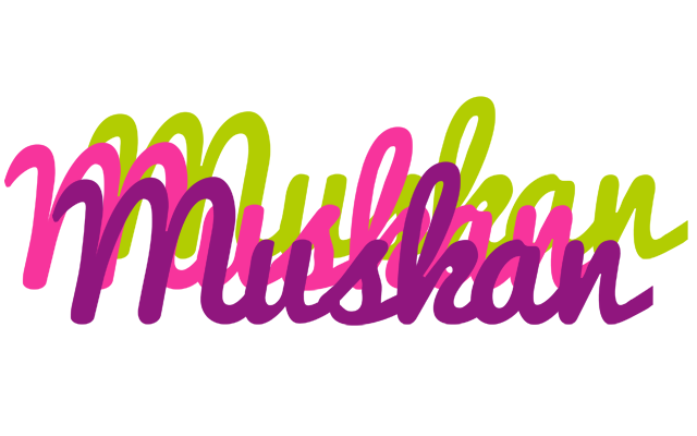 Muskan flowers logo