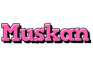 Muskan girlish logo