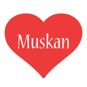 Muskan love logo