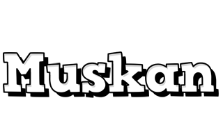 Muskan snowing logo