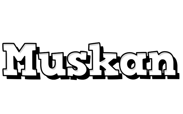 Muskan snowing logo